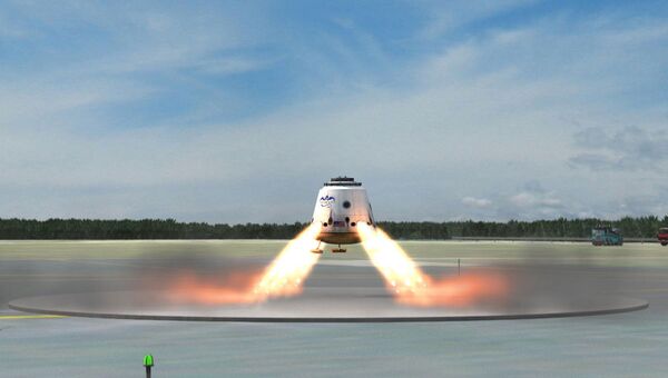 В будущем SpaceX планирует создать корабль с наземной посадкой В будущем SpaceX планирует создать корабль с наземной посадкой
