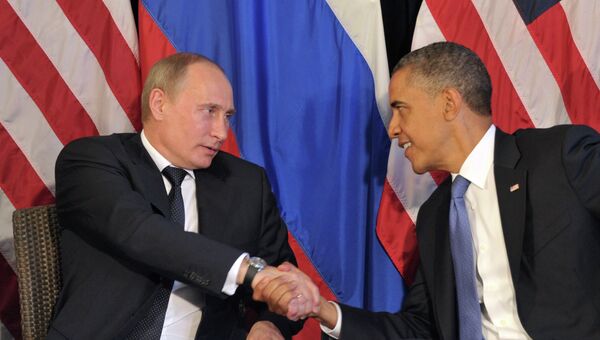 Президент России Владимир Путин и президент США Барак Обама. Архив Президент России Владимир Путин и президент США Барак Обама. Архив
