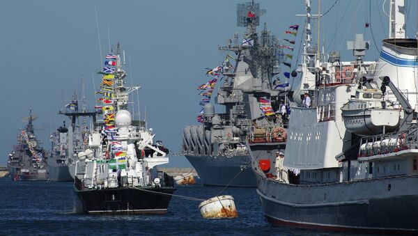 Репетиция парада кораблей к Дню ВМФ РФ и Дню флота Украины. Архив Репетиция парада кораблей к Дню ВМФ РФ и Дню флота Украины. Архив