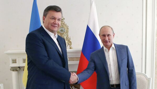 Президент РФ Владимир Путин и президент Украины Виктор Янукович. Архив Президент РФ Владимир Путин и президент Украины Виктор Янукович. Архив