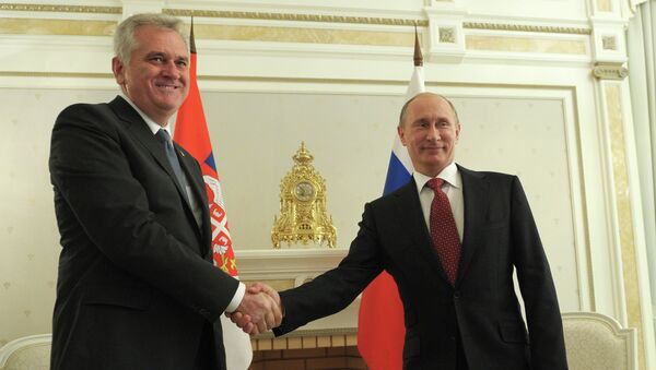 Президент России встретился с президентом Сербии в Сочи Президент России встретился с президентом Сербии в Сочи