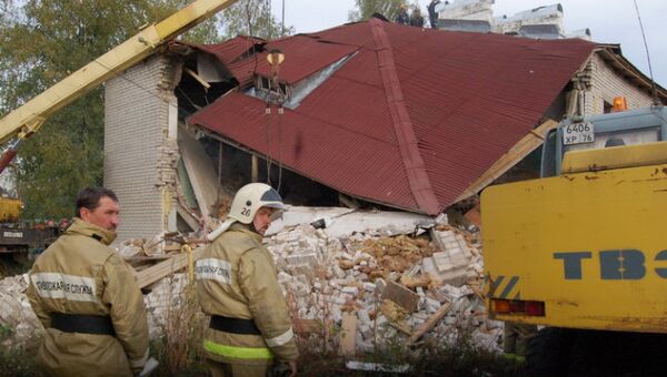 Обрушение дома в городе Тутаев Ярославской области Обрушение дома в городе Тутаев Ярославской области