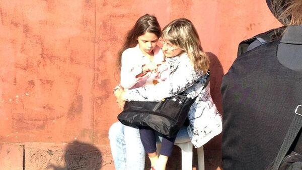 Даша Попова с мамой Даша Попова с мамой