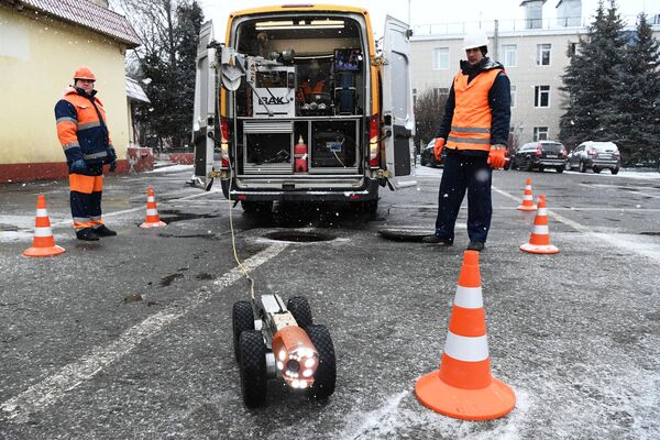 Роботы на службе у Мосводоканала Роботы на службе у Мосводоканала