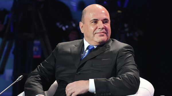 Председатель правительства РФ Михаил Мишустин выступает на пленарной сессии форума Цифровое будущее глобальной экономики Председатель правительства РФ Михаил Мишустин выступает на пленарной сессии форума Цифровое будущее глобальной экономики