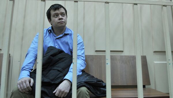 Суд арестовал помощника Удальцова Константина Лебедева. Архивное фото Суд арестовал помощника Удальцова Константина Лебедева. Архивное фото