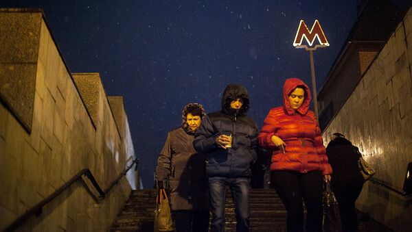 Ледяной дождь в центре Москвы Ледяной дождь в центре Москвы