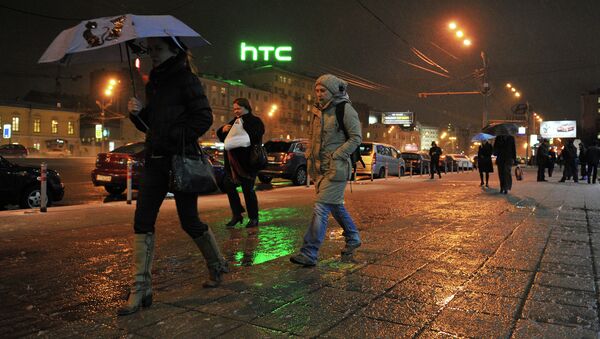 Ледяной дождь в Москве Ледяной дождь в Москве