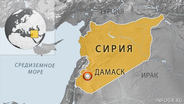 Карта Сирии Карта Сирии