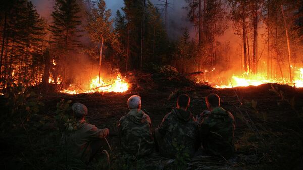 Пожарные десантники Авиалесоохраны в Сибири
