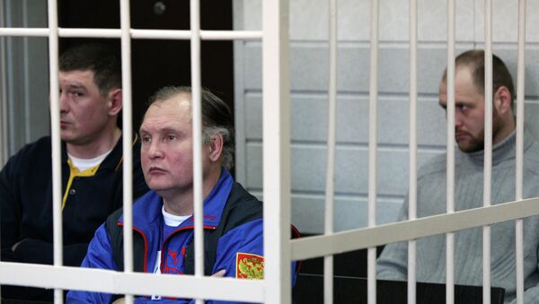Подсудимые Виталий Швецов, Александр Трунов и Андрей Иванов Подсудимые Виталий Швецов, Александр Трунов и Андрей Иванов