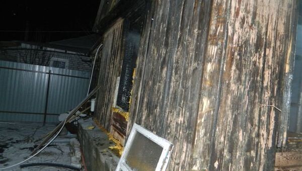 Пожар в частном доме в городе Калач-на-Дону Пожар в частном доме в городе Калач-на-Дону