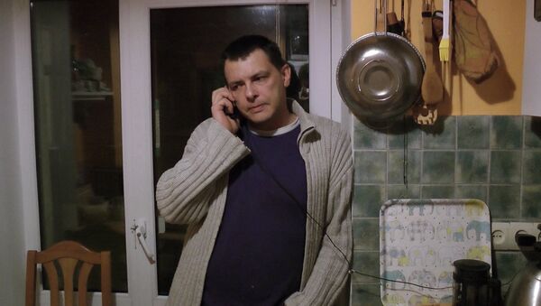 Стоп-кадр с видеосюжета о поиске пропавшей Кабановой Ирины. На кадре - подозреваемый в убийстве муж Стоп-кадр с видеосюжета о поиске пропавшей Кабановой Ирины. На кадре - подозреваемый в убийстве муж