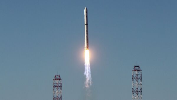Запуск ракеты-носителя Зенит. Архив Запуск ракеты-носителя Зенит. Архив