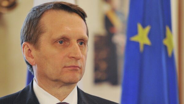 Председатель Государственной Думы Федерального Собрания РФ Сергей Нарышкин, архивное фото Председатель Государственной Думы Федерального Собрания РФ Сергей Нарышкин, архивное фото
