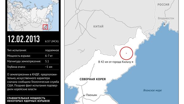 Ядерное испытание в КНДР Ядерное испытание в КНДР