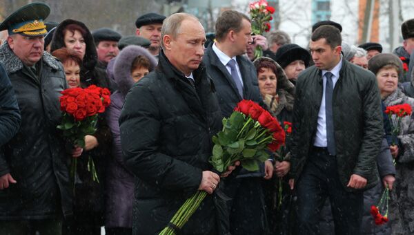Рабочая поездка В. Путина в Псков Рабочая поездка В. Путина в Псков
