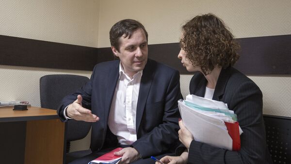 Глава Общества защиты прав потребителей Михаил Аншаков в суде. Архивное фото Глава Общества защиты прав потребителей Михаил Аншаков в суде. Архивное фото