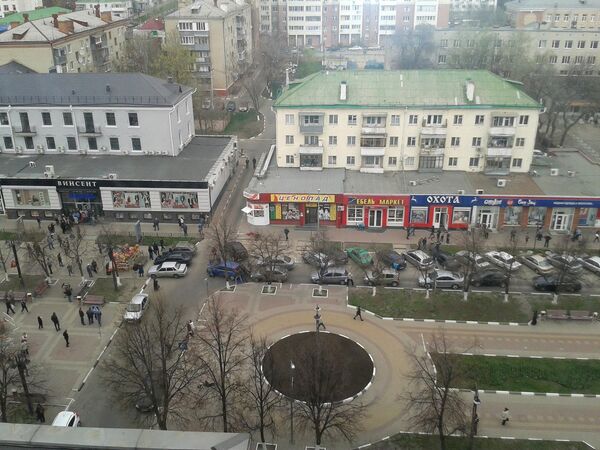 На месте стрельбы в Белгороде На месте стрельбы в Белгороде