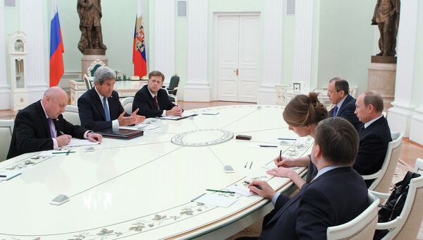 Встреча президента РФ В.Путина с Д.Керри в Кремле Встреча президента РФ В.Путина с Д.Керри в Кремле
