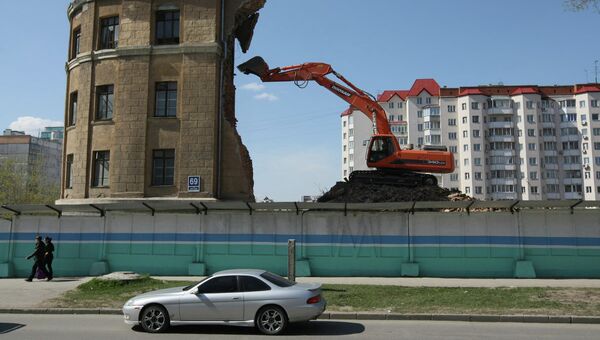 Снос тюрьмы НКВД/психбольницы в Новосибирске. Архив Снос тюрьмы НКВД/психбольницы в Новосибирске. Архив