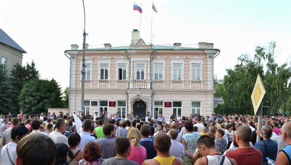 Народный сход в Пугачеве Народный сход в Пугачеве