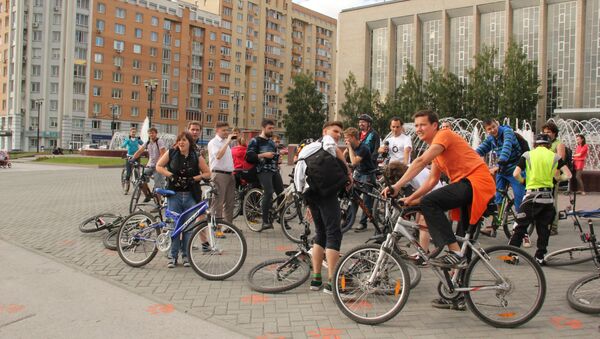 Велопробег блогера Варламова в Новосибирске Велопробег блогера Варламова в Новосибирске