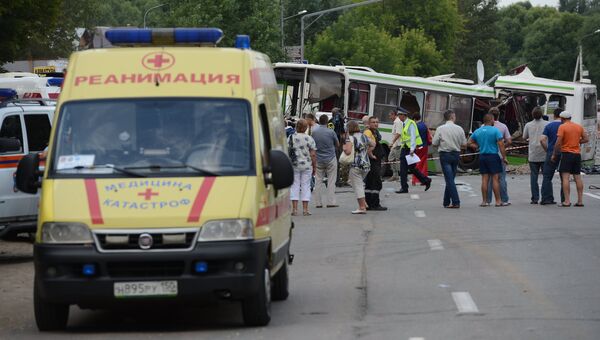 Крупное ДТП на территории Новой Москвы Крупное ДТП на территории Новой Москвы