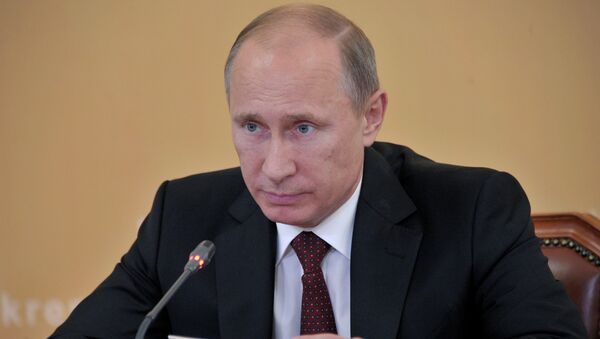 Президент России Владимир Путин, архивное фото Президент России Владимир Путин, архивное фото