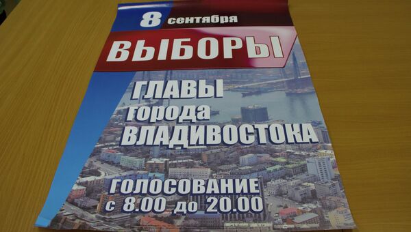 Выборы главы Владивостока Выборы главы Владивостока