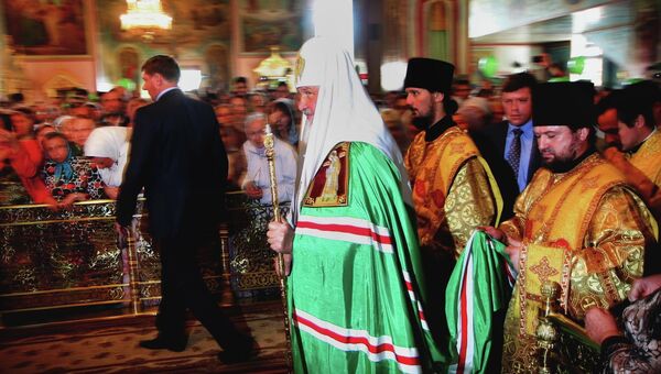 Патриарх Кирилл в Новосибирске Патриарх Кирилл в Новосибирске