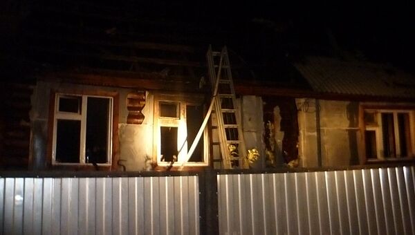 Пожар в городе Ивдель Свердловской области Пожар в городе Ивдель Свердловской области