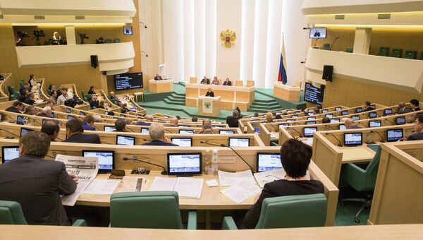 Заседание Совета Федерации РФ. Архивное фото Заседание Совета Федерации РФ. Архивное фото