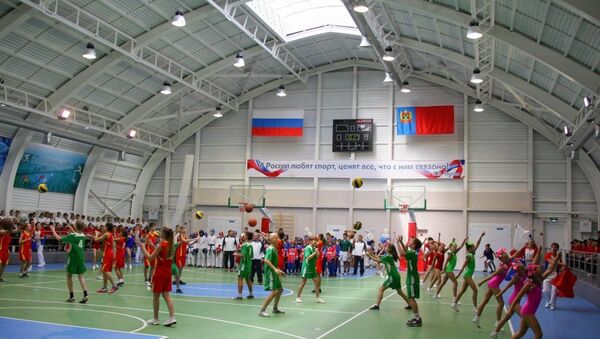 Спорткомплекс в Топкинском районе Кузбасса Спорткомплекс в Топкинском районе Кузбасса