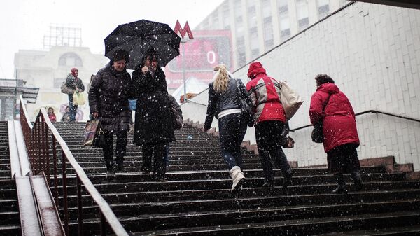 Снег в Москве Снег в Москве