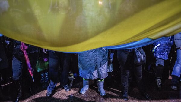 Митинг жителей Украины. Архивное фото Митинг жителей Украины. Архивное фото