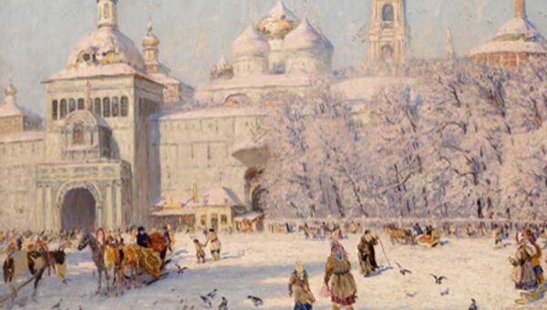 Картина Николая Дубовского Благовест Картина Николая Дубовского Благовест