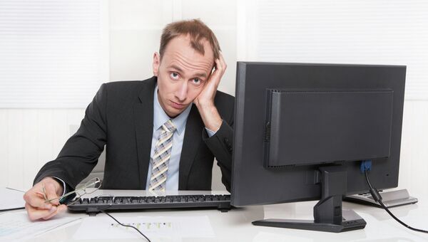 Работа за компьютером Работа за компьютером
