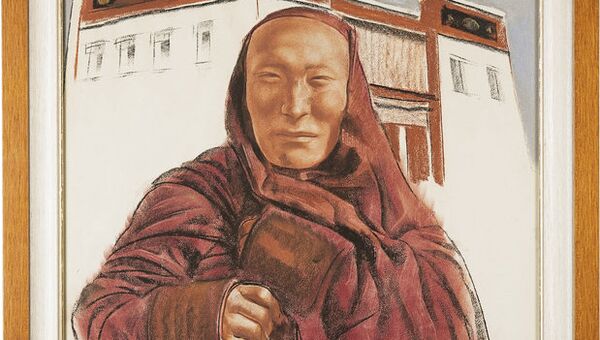 Александр Яковлев. Тибетский монах с колокольчиком. 1932 год Александр Яковлев. Тибетский монах с колокольчиком. 1932 год