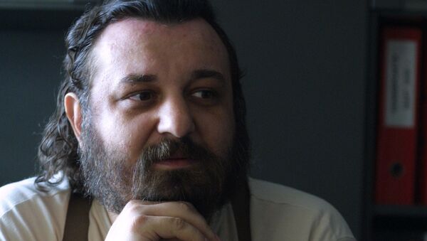 Журналист и один из основателей журнала Эксперт Никита Кириченко. Середина 1990-х. Архивное фото Журналист и один из основателей журнала Эксперт Никита Кириченко. Середина 1990-х. Архивное фото