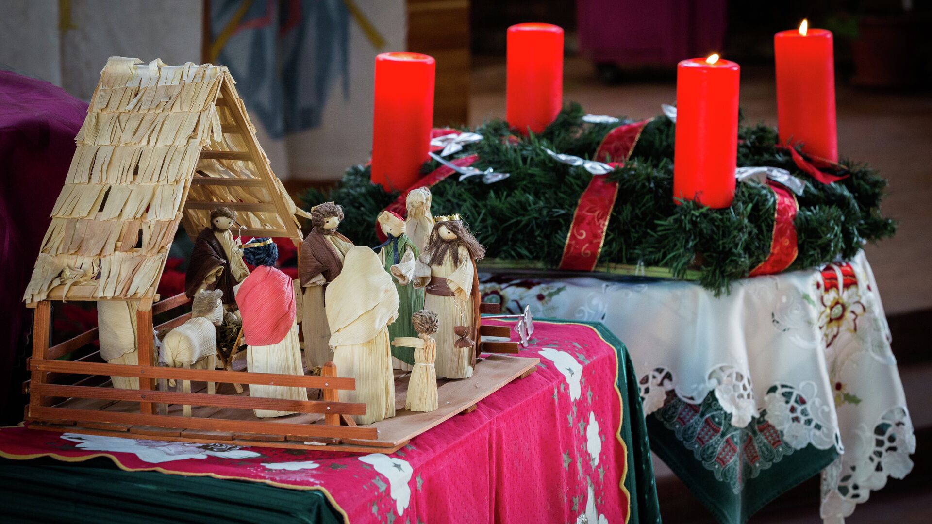 Российские католики в Рождество помолились о прекращении пандемии