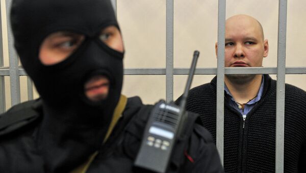 Лидер националистической организации Лига обороны Москвы Даниил Константинов, обвиняемый в убийстве. Архивное фото Лидер националистической организации Лига обороны Москвы Даниил Константинов, обвиняемый в убийстве. Архивное фото