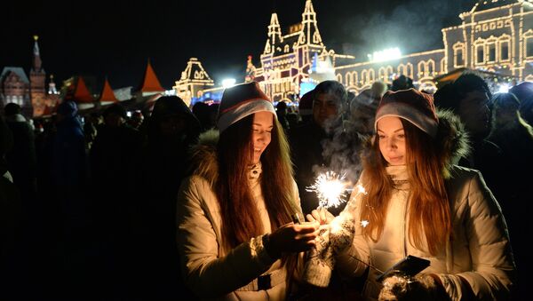Празднование Нового года на Красной площади Празднование Нового года на Красной площади