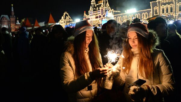 Празднование Нового года на Красной площади Празднование Нового года на Красной площади