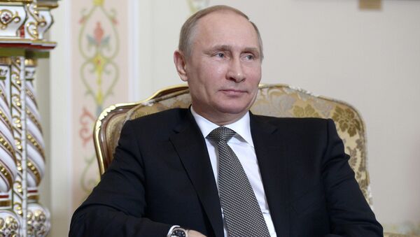 Президент РФ Владимир Путин. Архивное фото Президент РФ Владимир Путин. Архивное фото
