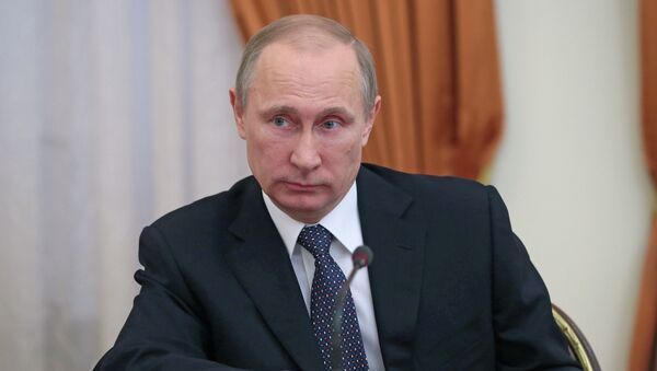 Президент России Владимир Путин. Архивное фото Президент России Владимир Путин. Архивное фото