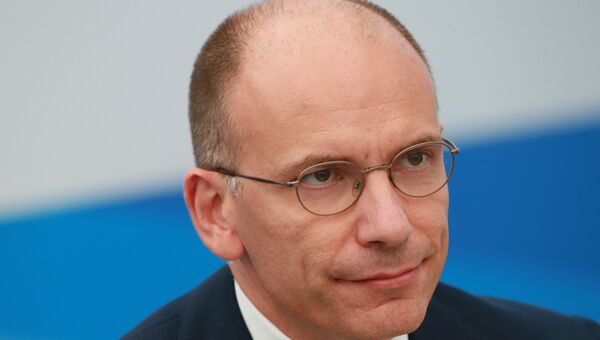Председатель Совета министров Италии Энрико Летта, архивное фото Председатель Совета министров Италии Энрико Летта, архивное фото