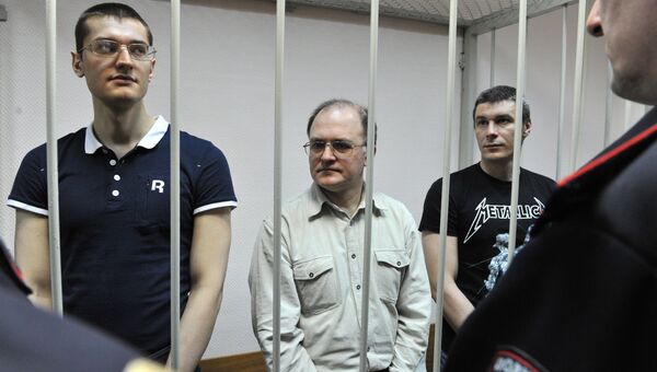 Оглашение приговора по уголовному делу о беспорядках на Болотной площади 6 мая 2012 года. Архивное фото Оглашение приговора по уголовному делу о беспорядках на Болотной площади 6 мая 2012 года. Архивное фото