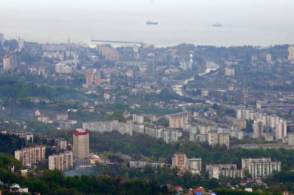 Панорама города Сочи Панорама города Сочи