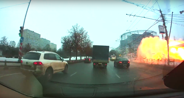 Момент взрыва на станции метро Коломенская Момент взрыва на станции метро Коломенская